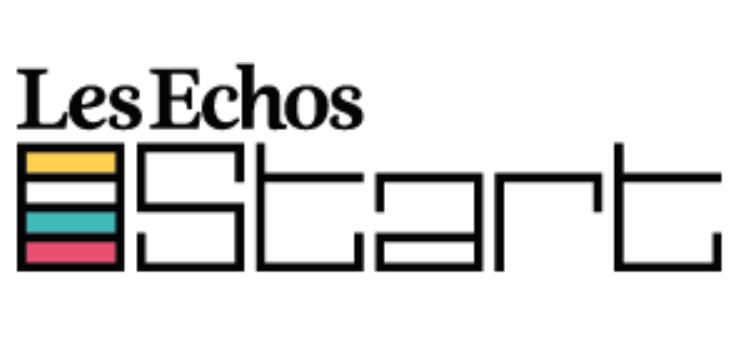 Logo Les Echos Start - Passages médias - Cabinet Social, Stéphanie LADEL