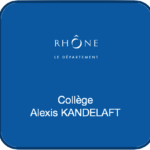 Logo Références Clients - Collège Alexis KANDELAFT - Chazay d'Azergues - Cabinet Social, Stéphanie LADEL